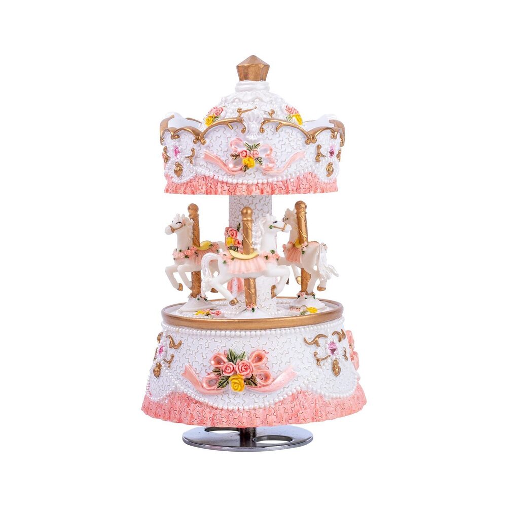 2842 Carousel Music Box for Kids Girls with Colorful Led Lights Luxury